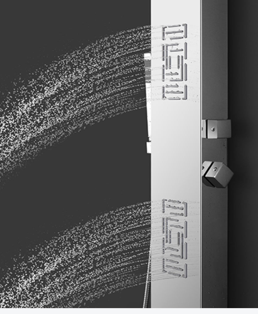 Novo Designer Column Kuadra shower Pack