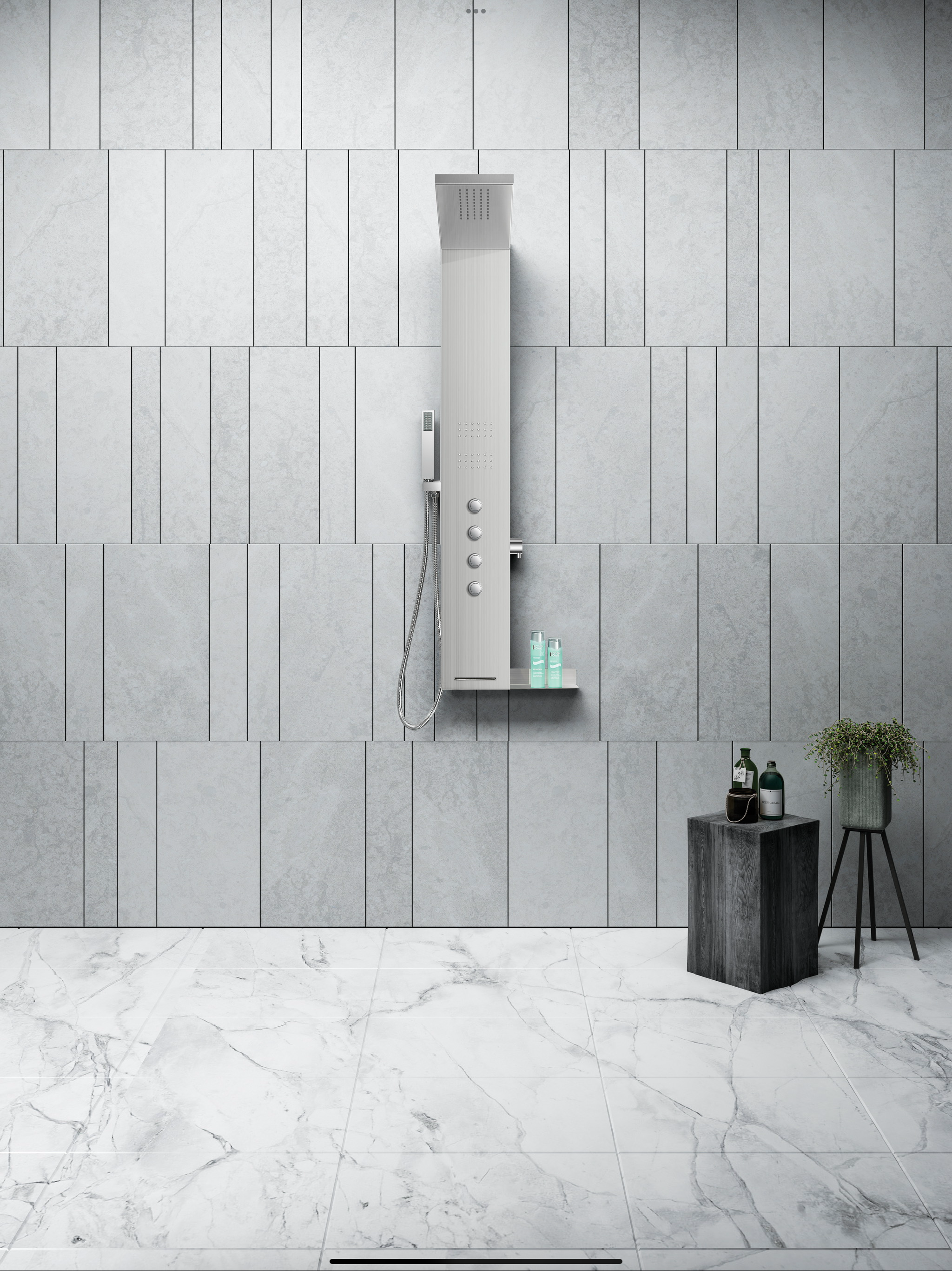 Novo Designer Column Stella shower Pack