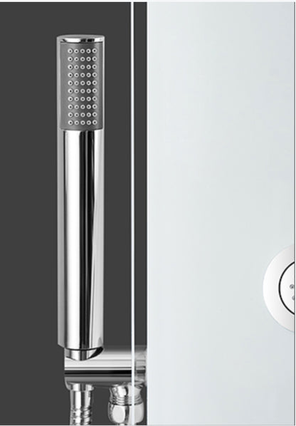 Novo Glass Aluminium Designer Thermostatic Column shower Pack