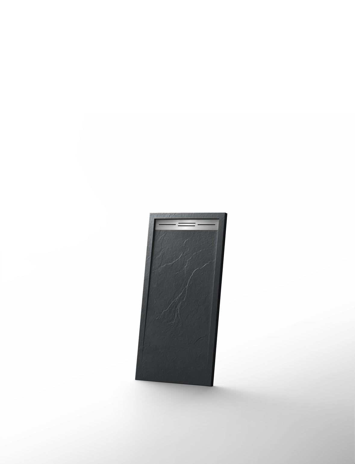 Novo Linear  Slate Stone 25mm Shower Tray with Linear Waste System