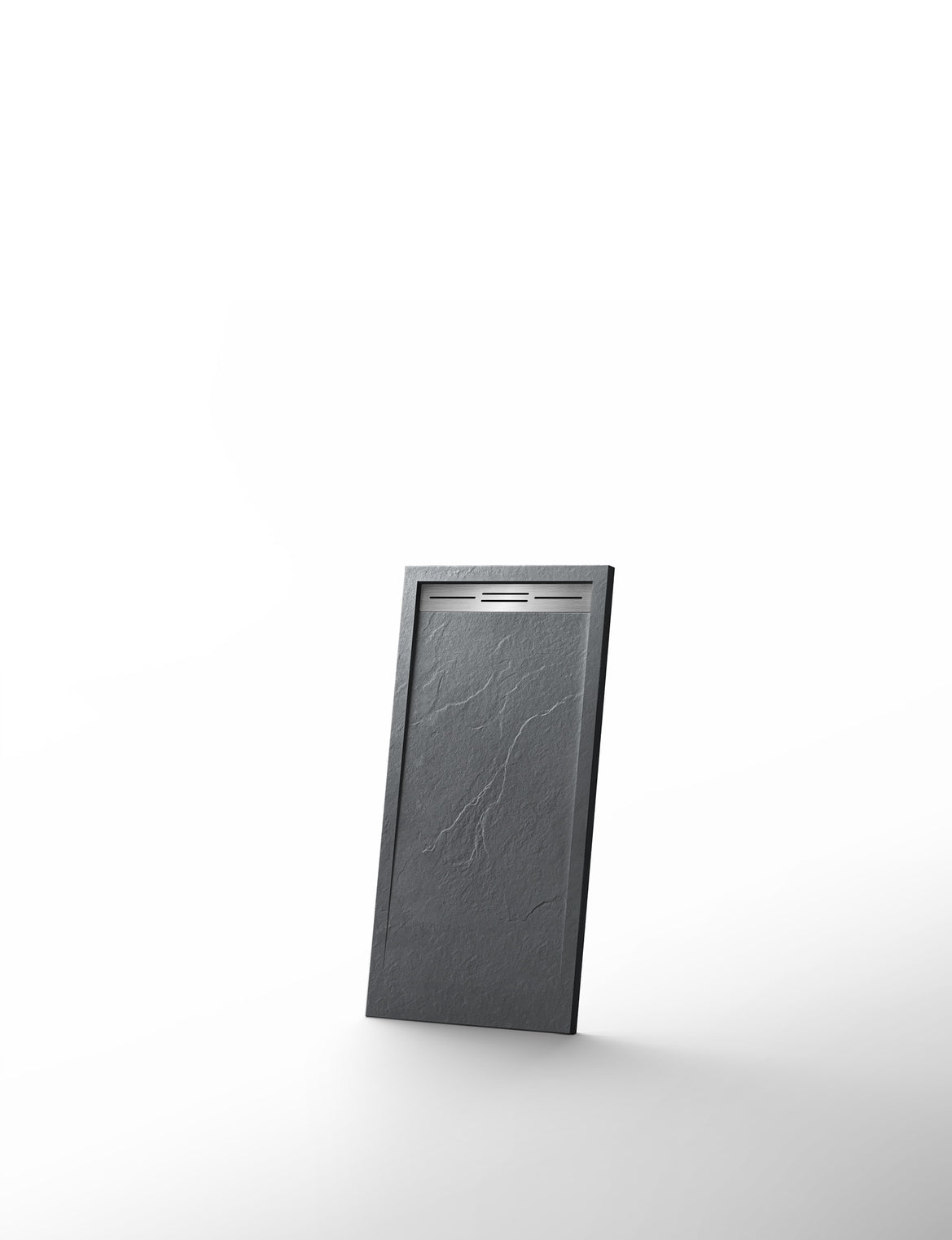 Novo Linear  Slate Stone 25mm Shower Tray with Linear Waste System