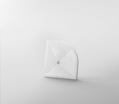 Novo FQ Series 900x900 Quadrant Slate Stone 25mm Shower Tray with  Waste System