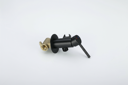 Novo Concealed  Bidet Mixing Doutche Set Matt Black
