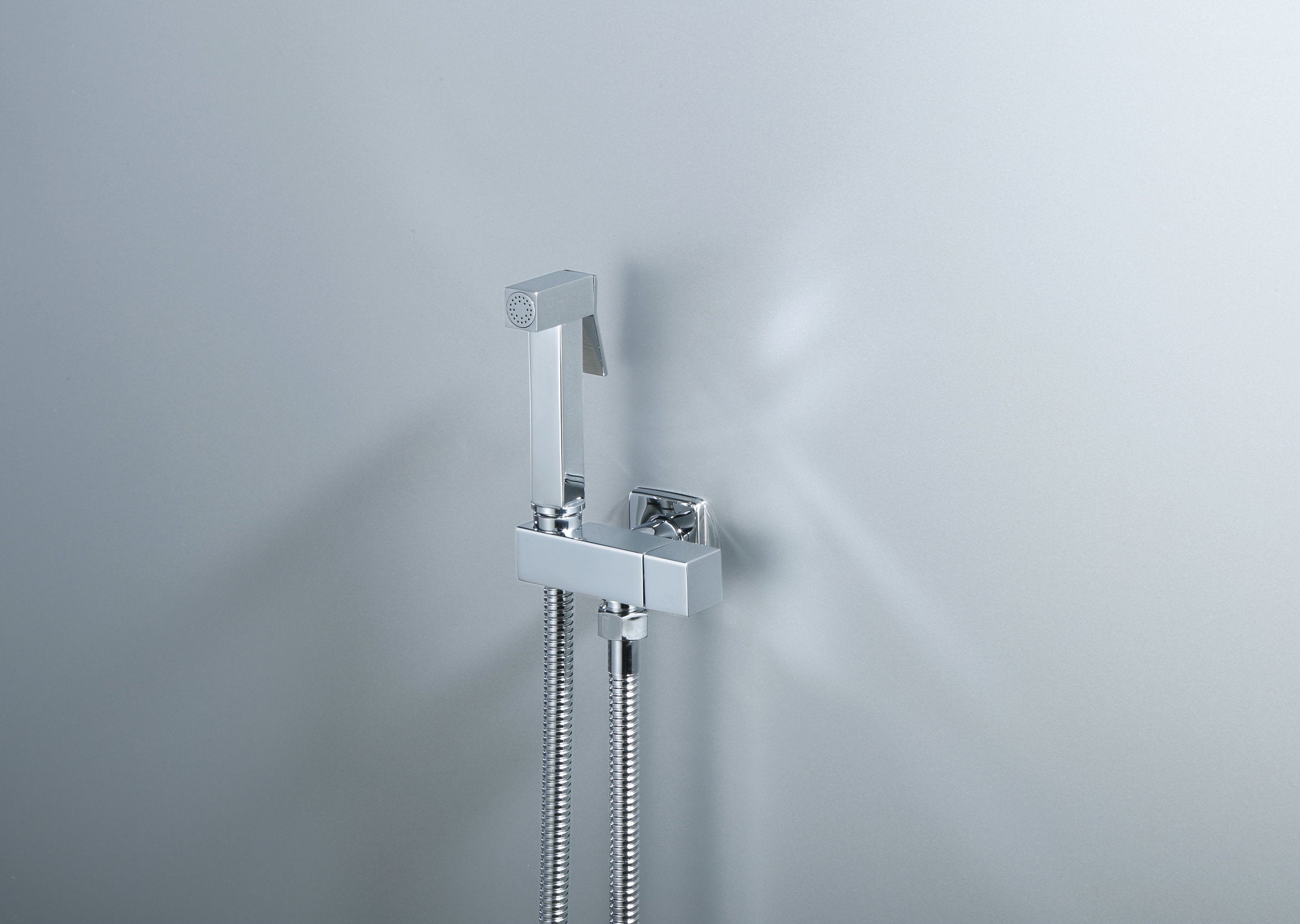 Novo Square Single Feed Bidet Spray Mixer Chrome