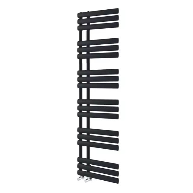 Novo D9BC  Towel Warmer Radiator - Matt Black