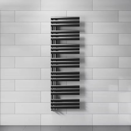 Novo D9BC  Towel Warmer Radiator - Matt Black