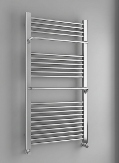 Novo D20 Bar Towel Warmer Radiator - Matt Black