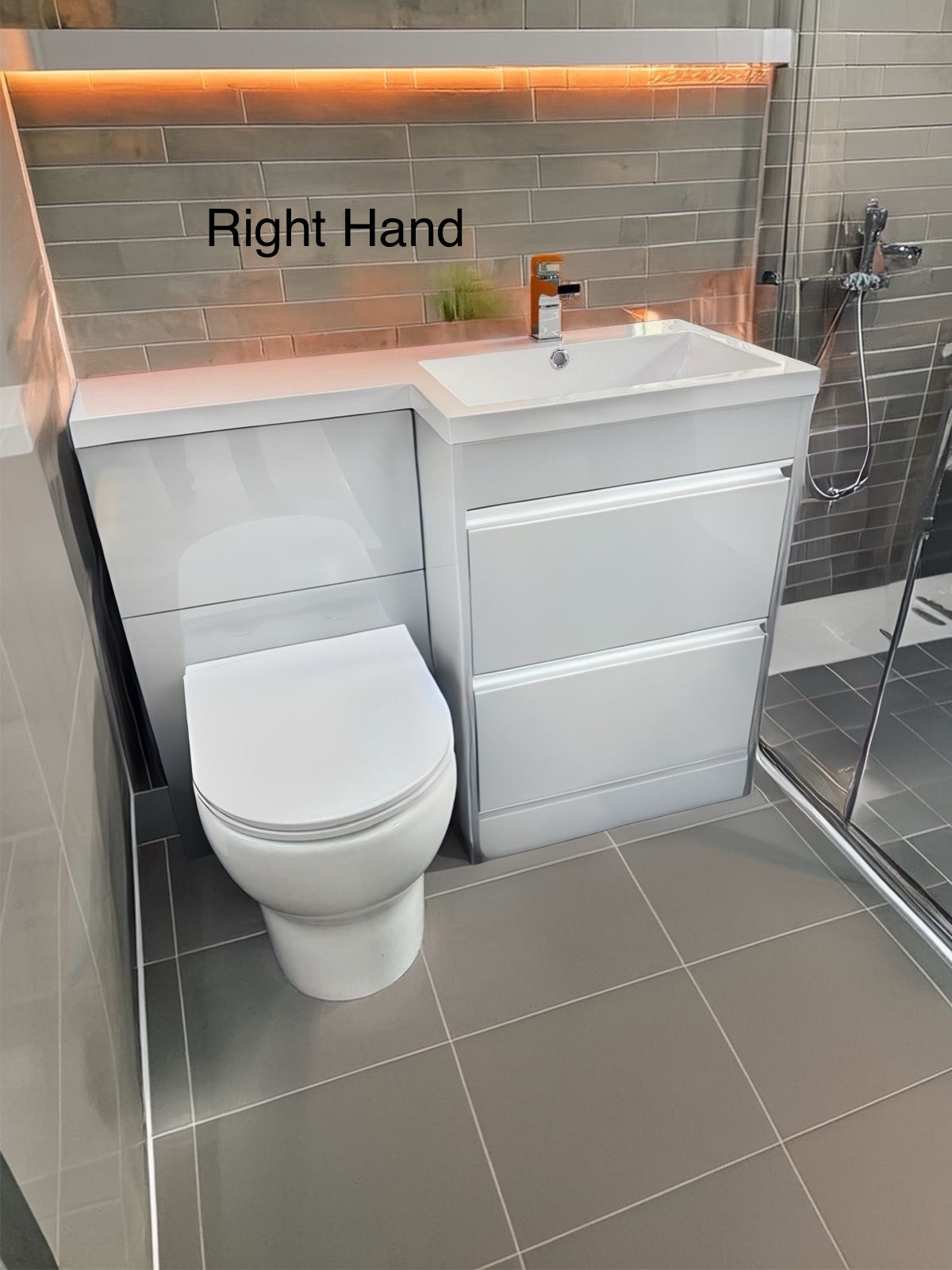 Novo 1100  White Furniture & BTW WC Pack