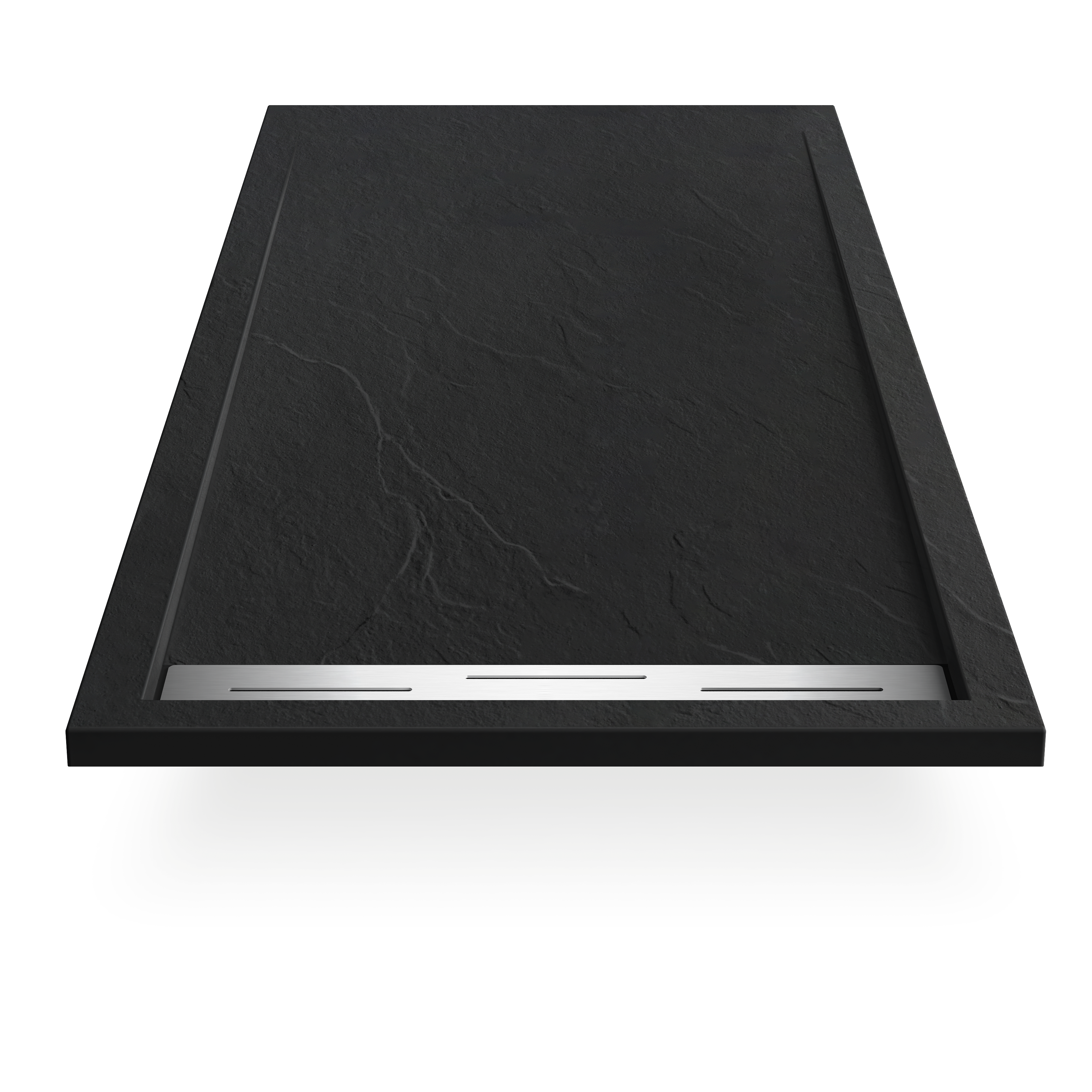 Novo Linear  Slate Stone 25mm Shower Tray with Linear Waste System
