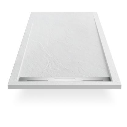 Novo Linear  Slate Stone 25mm Shower Tray with Linear Waste System