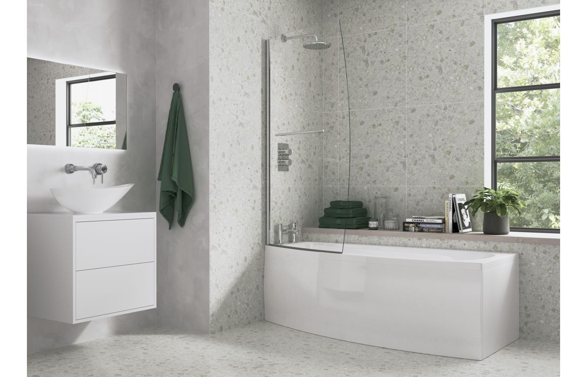 Fortune Space Saving 1700x740x560mm 0TH Bath w/Legs