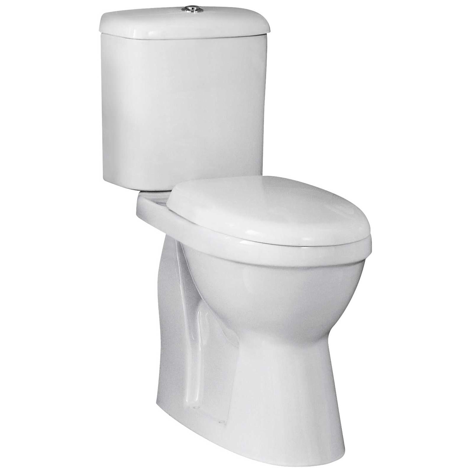 Nuie Doc M 380 x 630mm Close Coupled Comfort Height Pan And Cistern Set