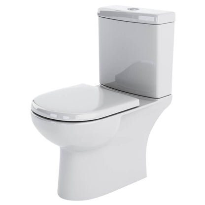Nuie Lawton 670mm Close Coupled White Pan With Cistern