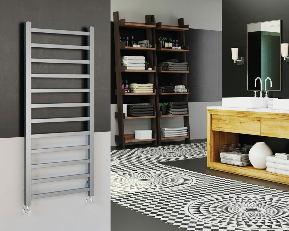 Novo DK Heating 500mm Wide Mild Steel Towel Rail