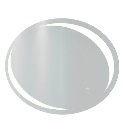 RAK Hades LED Illuminated Oval Mirror With Demister And Touch Sensor Switch 900 x 600mm