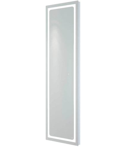 RAK Aquarius 420 x 1400mm LED Tall Dress Mirror With Demister And Touch Sensor Switch