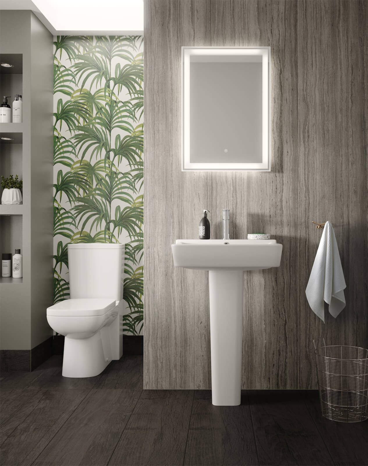 Hudson Reed Arlo Closed Coupled WC Pan With Cistern And Soft-Close Seat