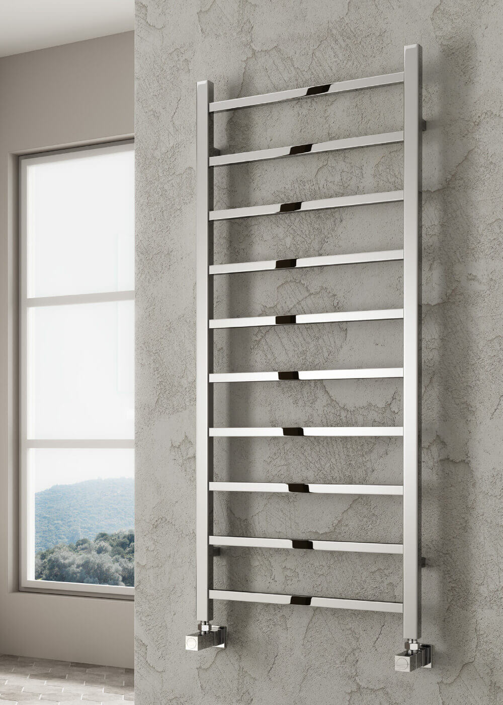 Novo NF02 Mild Steel Designer Radiator 500mm Wide