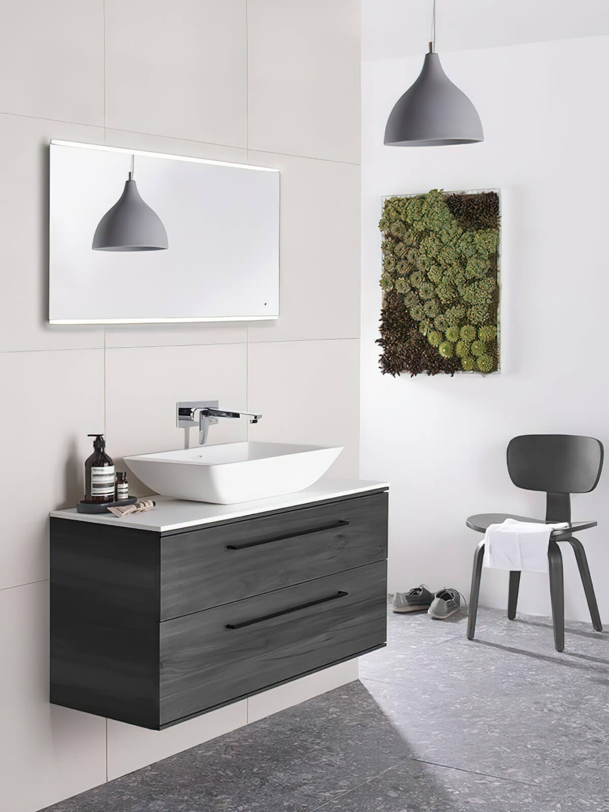 Roper Rhodes Scheme LED Illuminated Mirror With Demister Pad