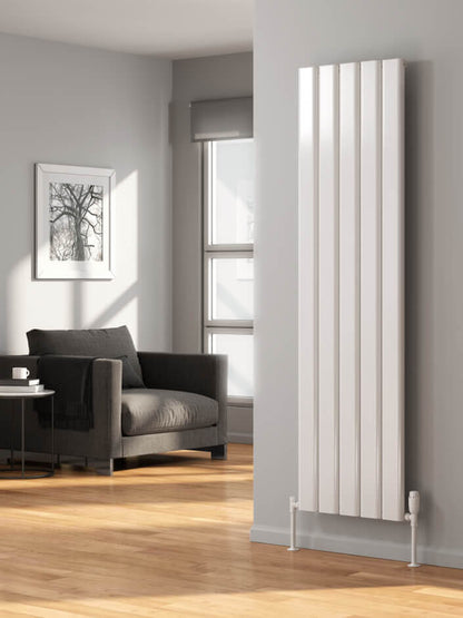 Reina Vicari 1800mm High Single Vertical Aluminium Radiator