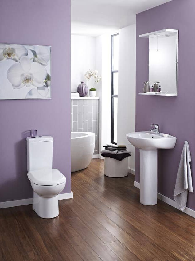 Nuie Provost 620mm White Compact Pan And Cistern With Fittings