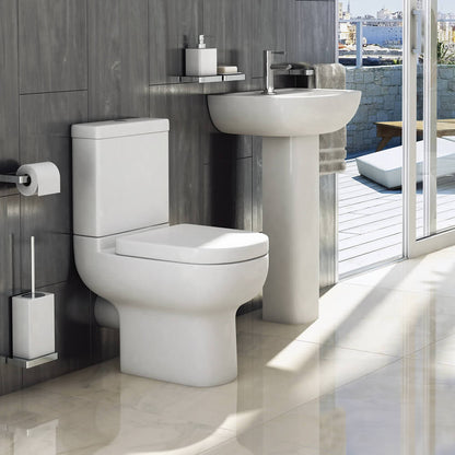 K-V Studio Close Coupled WC Pan With Cistern And Seat