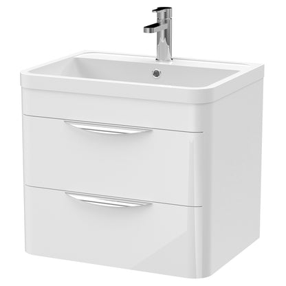 Nuie Parade 540mm High 2 Drawer Wall Hung Cabinet And Basin
