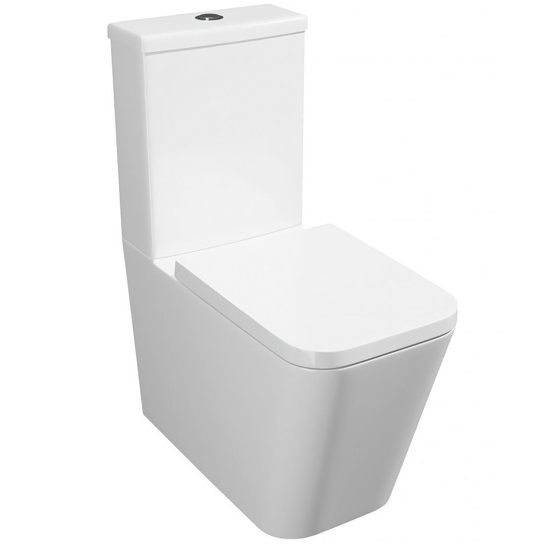 Kartell K-Vit Genoa Square Close Coupled WC Pan And Cistern With Seat