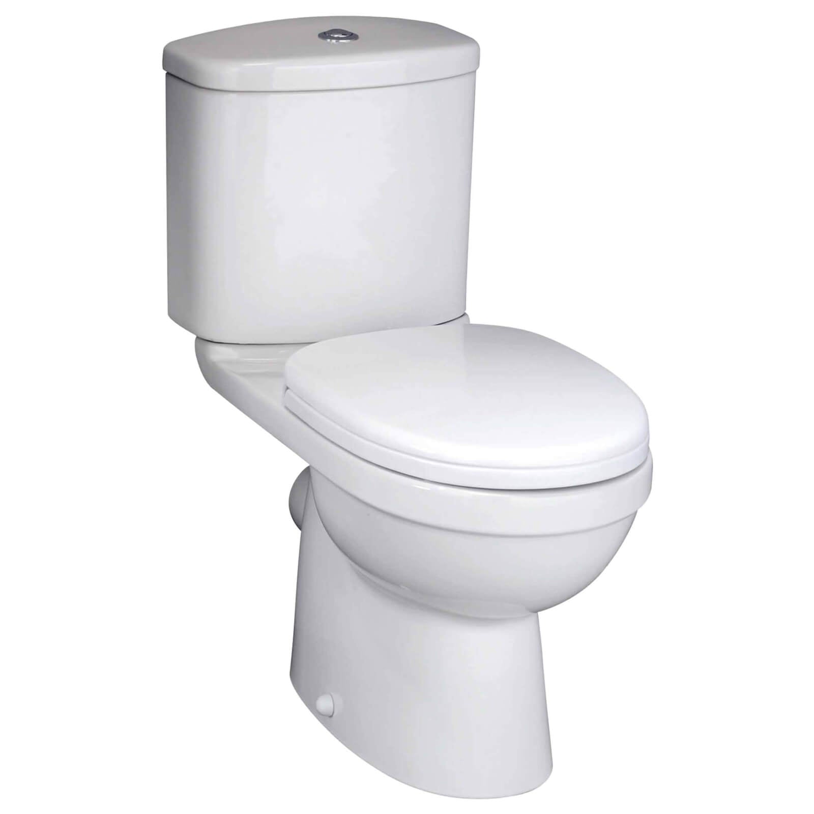 Nuie Ivo 370 x 650mm Close Coupled White WC Set