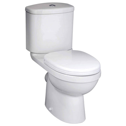 Nuie Ivo 370 x 650mm Close Coupled White WC Set