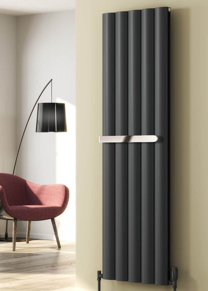 Reina Belva 1800mm High Double Panel Aluminium Vertical Radiator