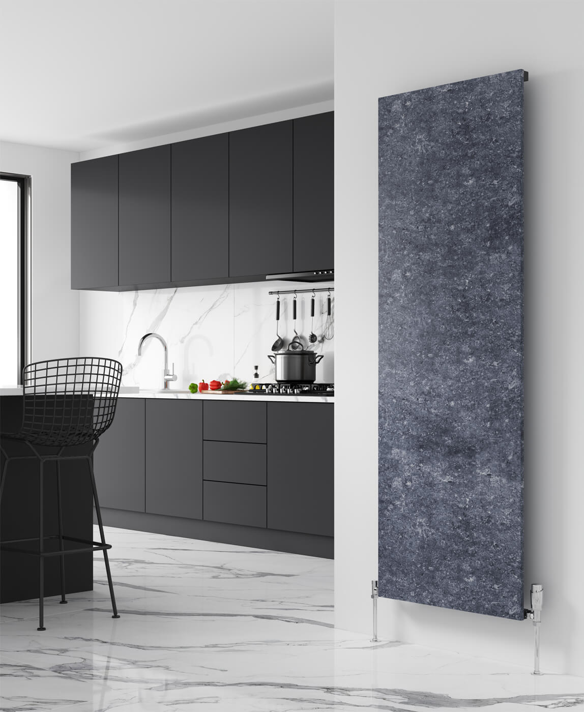 Reina Brenta 1800mm High Aluminium Vertical Radiator