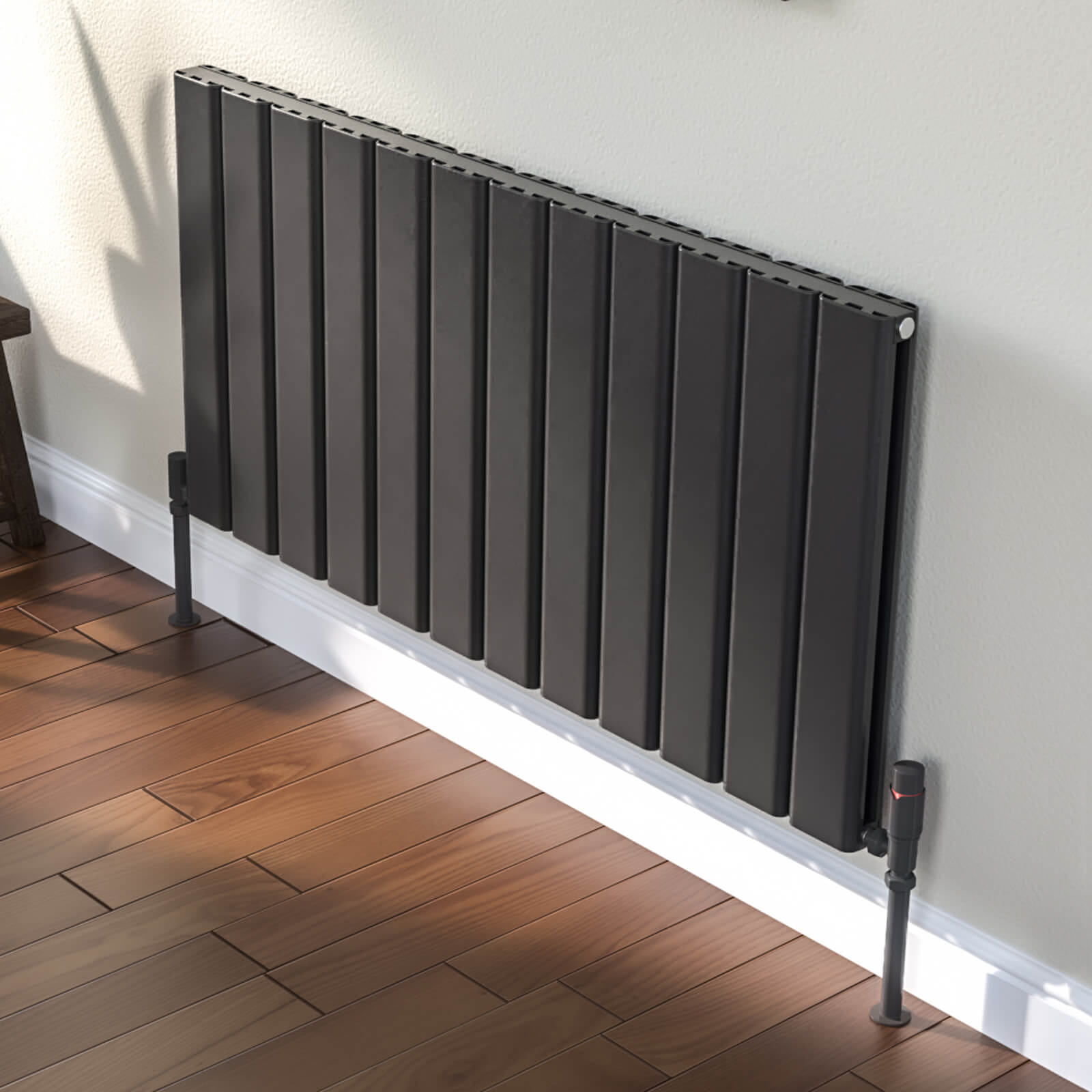 Reina Vicari 600mm High Double Panel Aluminium Radiator