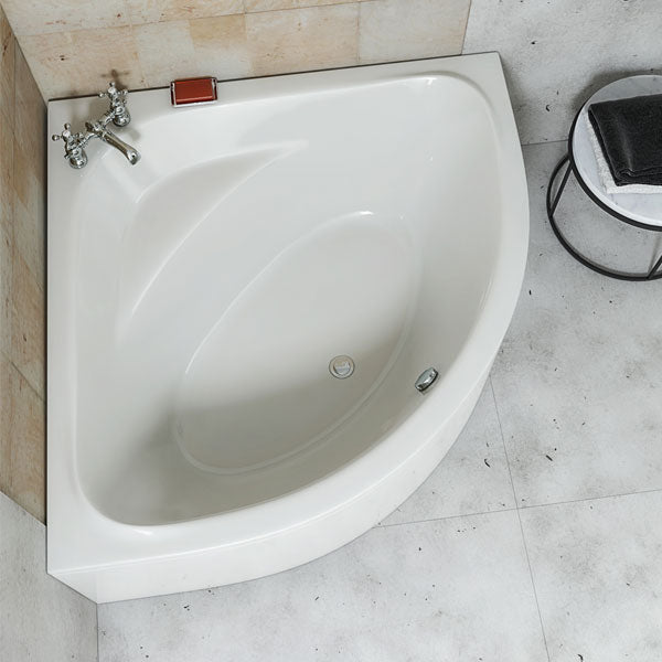 Joseph Miles Ripley Standard Corner No Tap-hole Bath 1350 x 1350mm