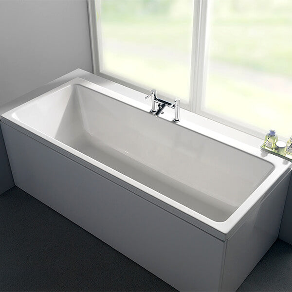 Carron Quantum Acrylic Double Ended White Bath 5mm - 1700 x 700mm