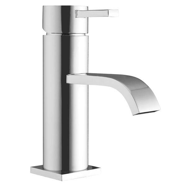 Fline Flow Gemini Chrome Mono Basin Mixer Tap With Click Clack Waste
