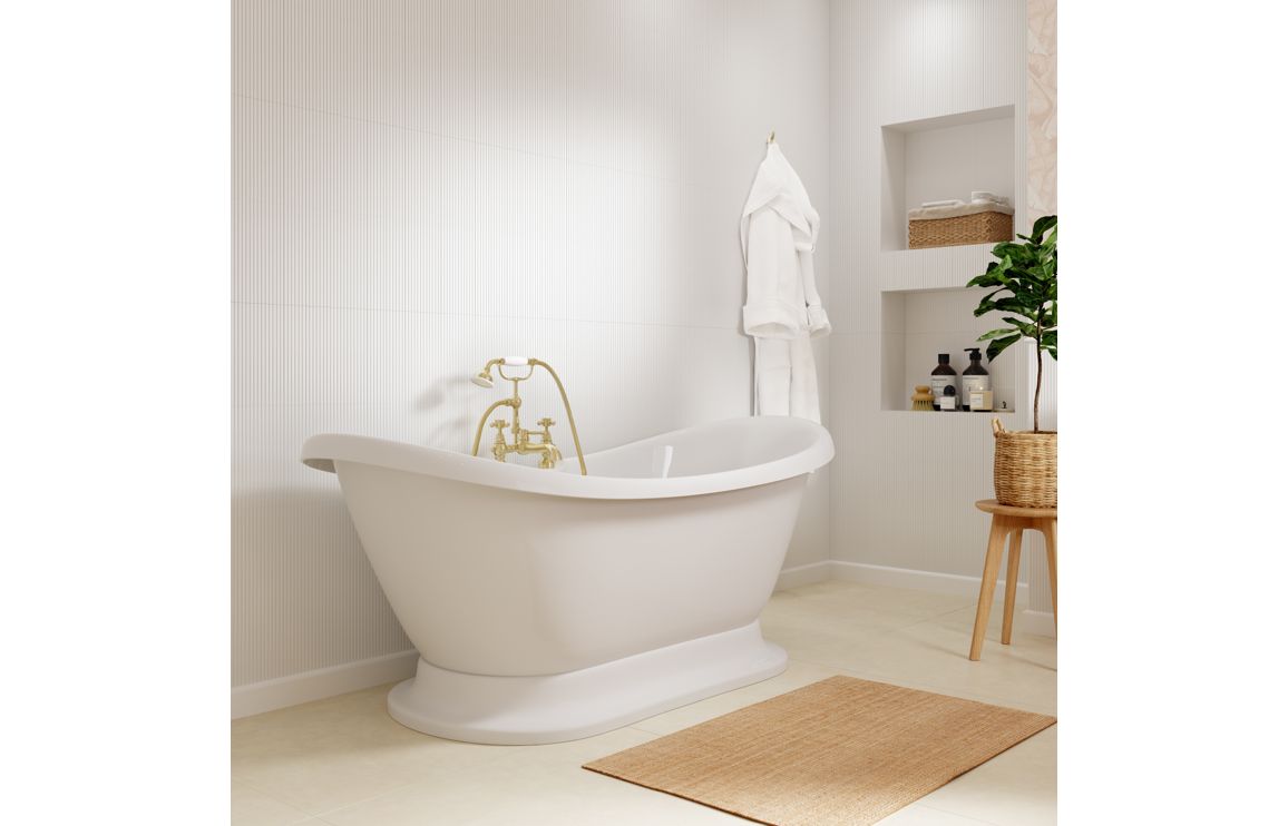 Heritage 500mm Floor Standing WC Unit - Matt Peony