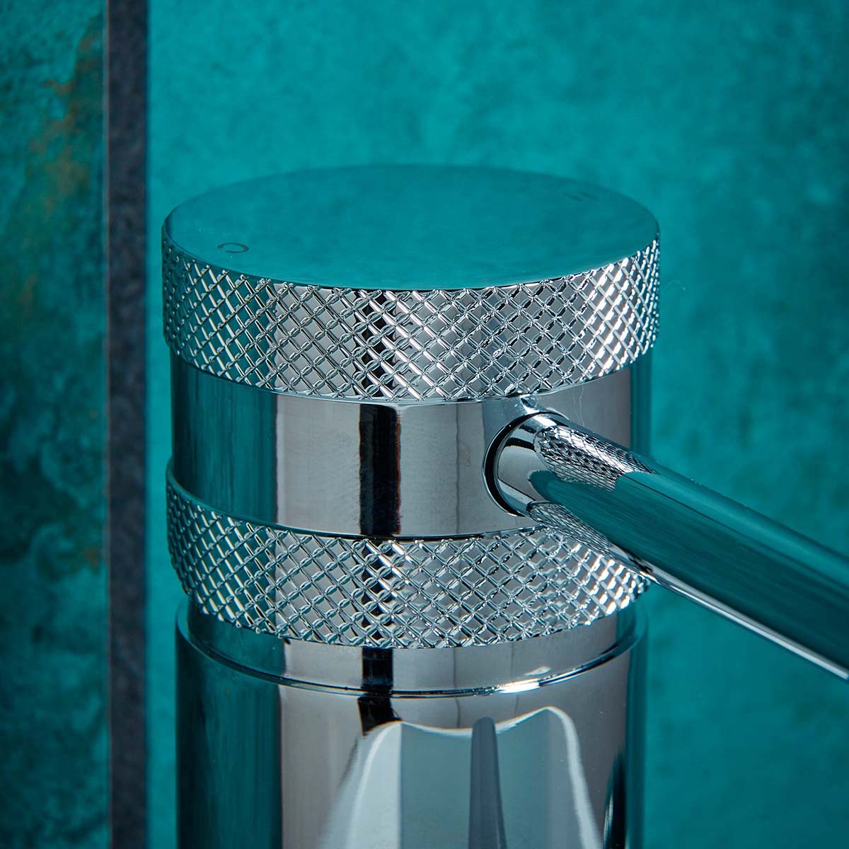 Cre Tall Brushed Gold Metal Mono Basin Mixer
