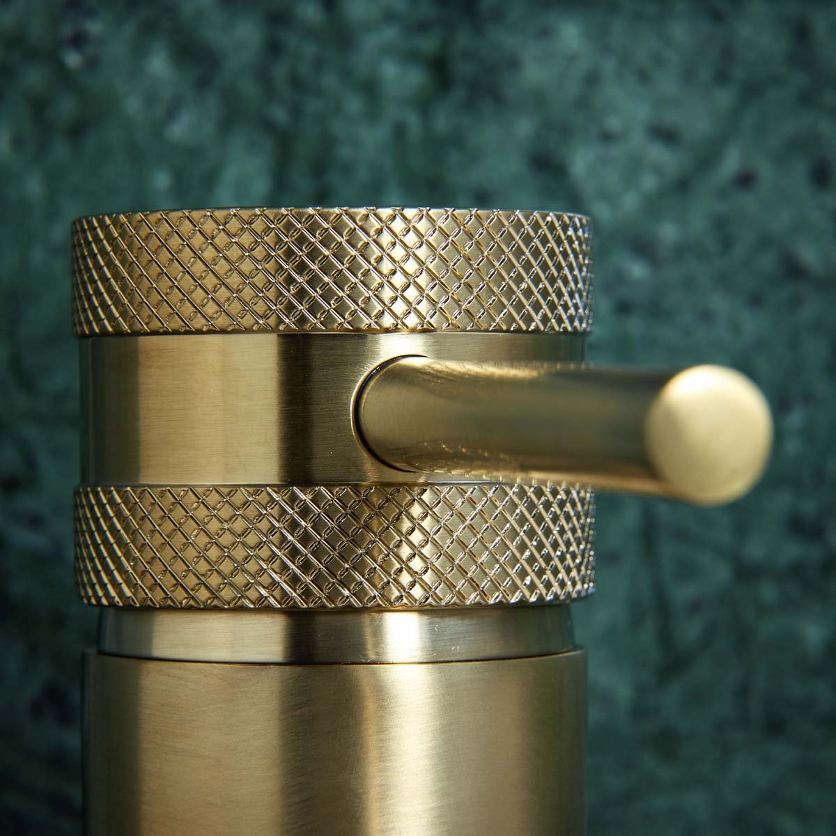Tall Mono Basin Mixer Brushed Brass