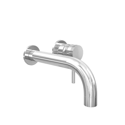 Cre Matt Black Wall Mounted Basin / Bath Filler Tap