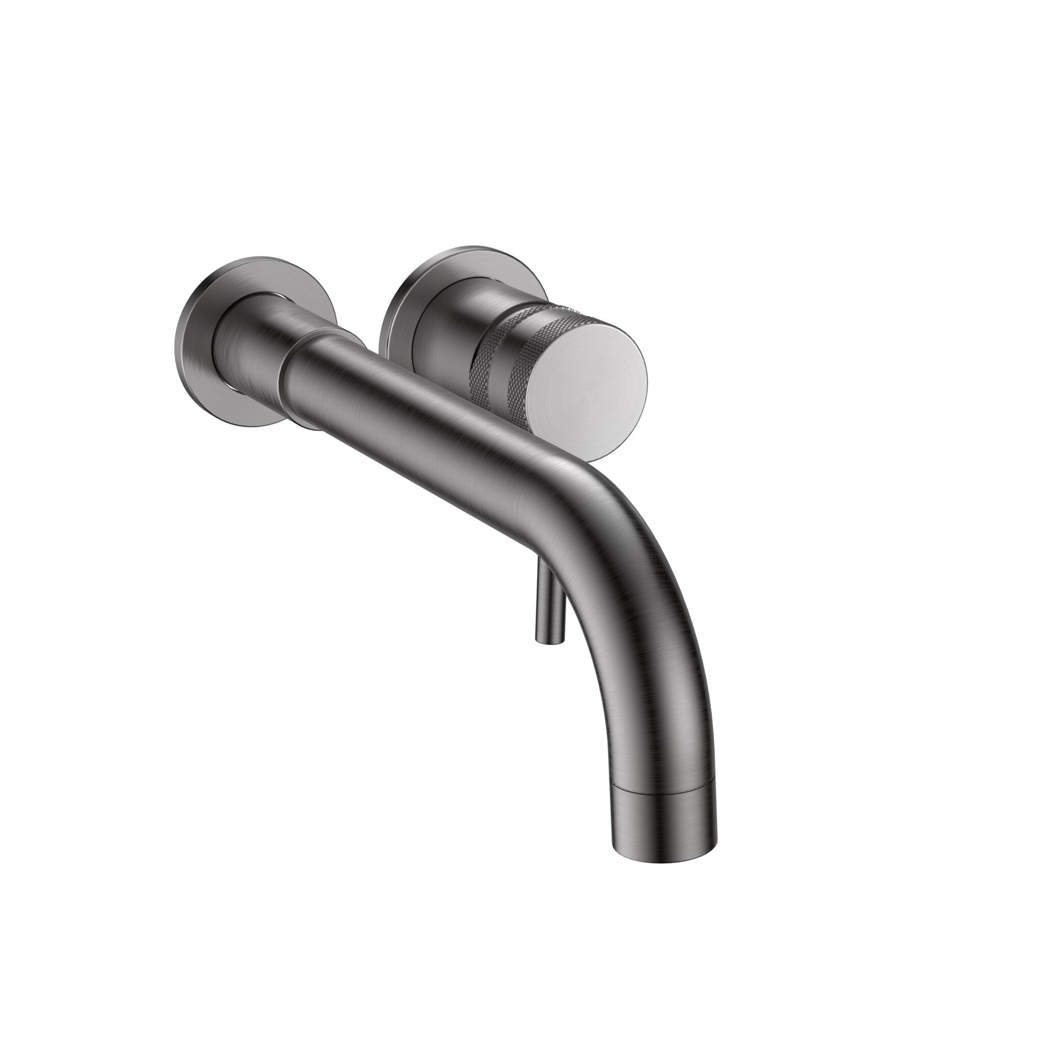 Cre Brushed Gunmetal Wall Mounted Basin / Bath Filler Tap