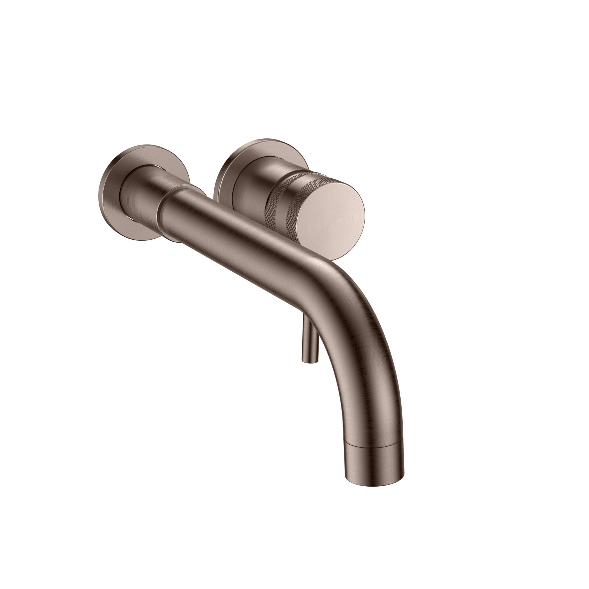 Cre Brushed Bronze Wall Mounted Basin / Bath Filler Tap