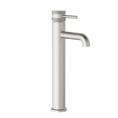 Cre Tall Mono Basin Mixer Brushed Nickel