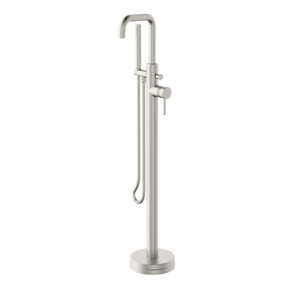 Cre Freestanding Bath Shower Mixer Brushed Nickel