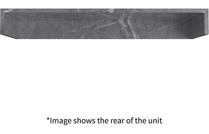 Nature 600mm Wall Hung Basin Shelf - Grey Marble