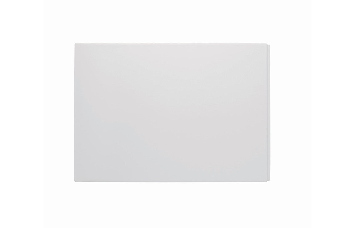 Plain 750mm End Panel - White