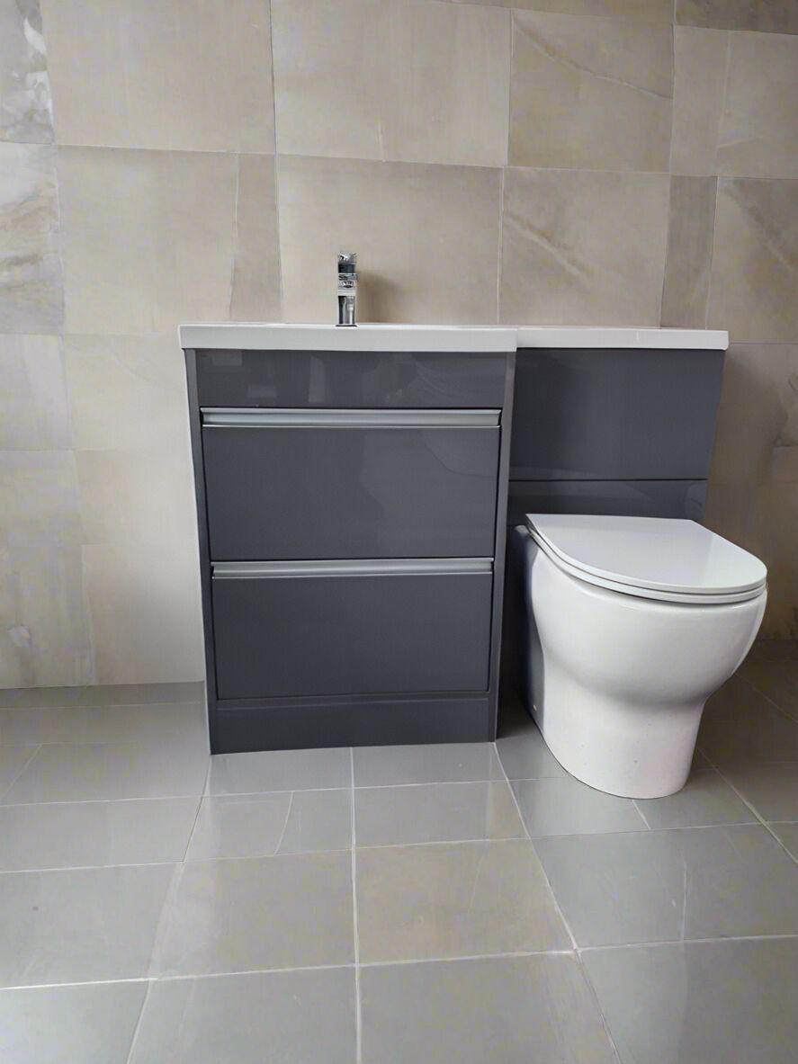 Novo 1100  Anthracite Furniture & BTW WC Pack