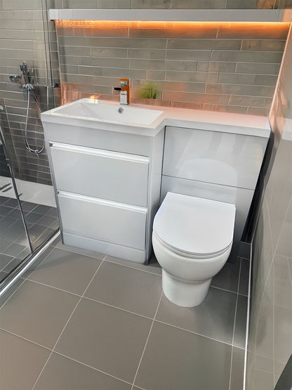 Novo 1100  White Furniture & BTW WC Pack