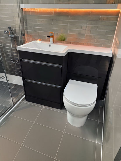 Novo 1100  White Furniture & BTW WC Pack