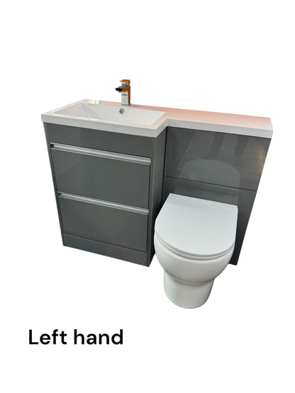 Novo 1100  White Furniture & BTW WC Pack